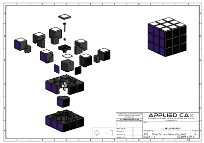 online nx basic modeling rubix cube model in nx cad - Applied CAx Siemens software partner USA