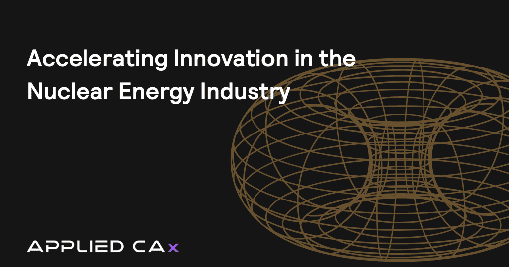 Accelerating Innovation in the Nuclear Energy Industry