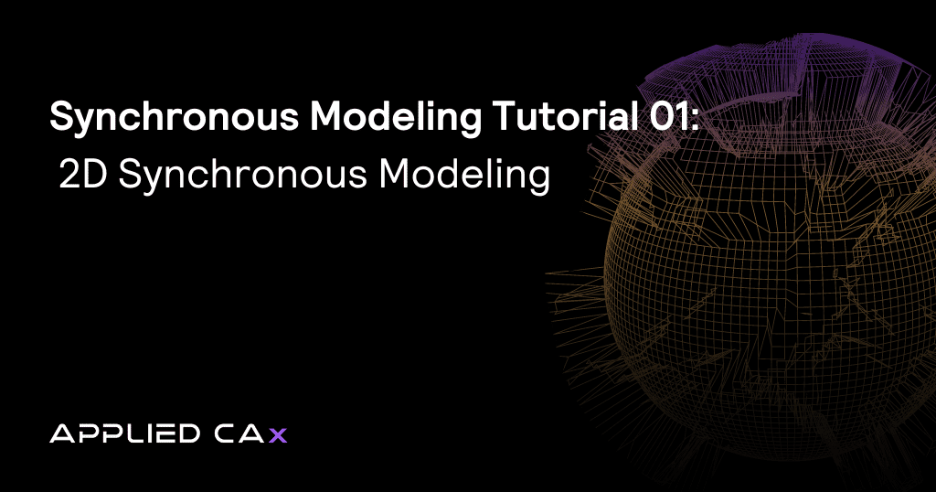 Synchronous Modeling video tutorial 01: 2D Synchronous Modeling