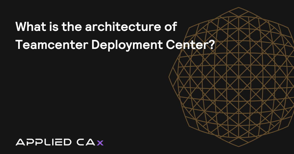 What is the architecture of Teamcenter Deployment Center? 