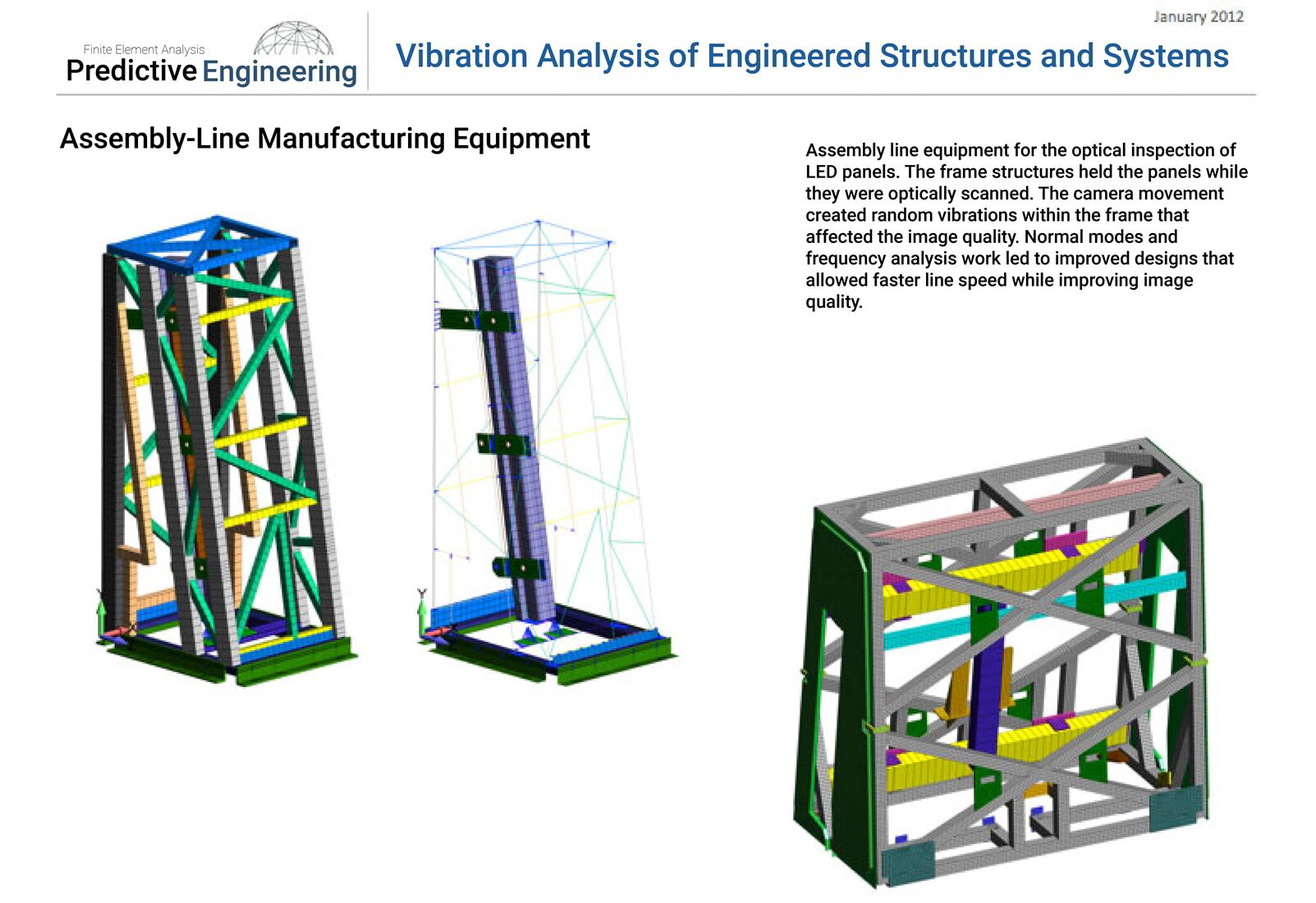 Figure 4: normal modes and vibration analysis of high-speed manufacturing line equipment for optical scanners normal modes and vibration analysis of high-speed manufacturing line equipment for optical scanners